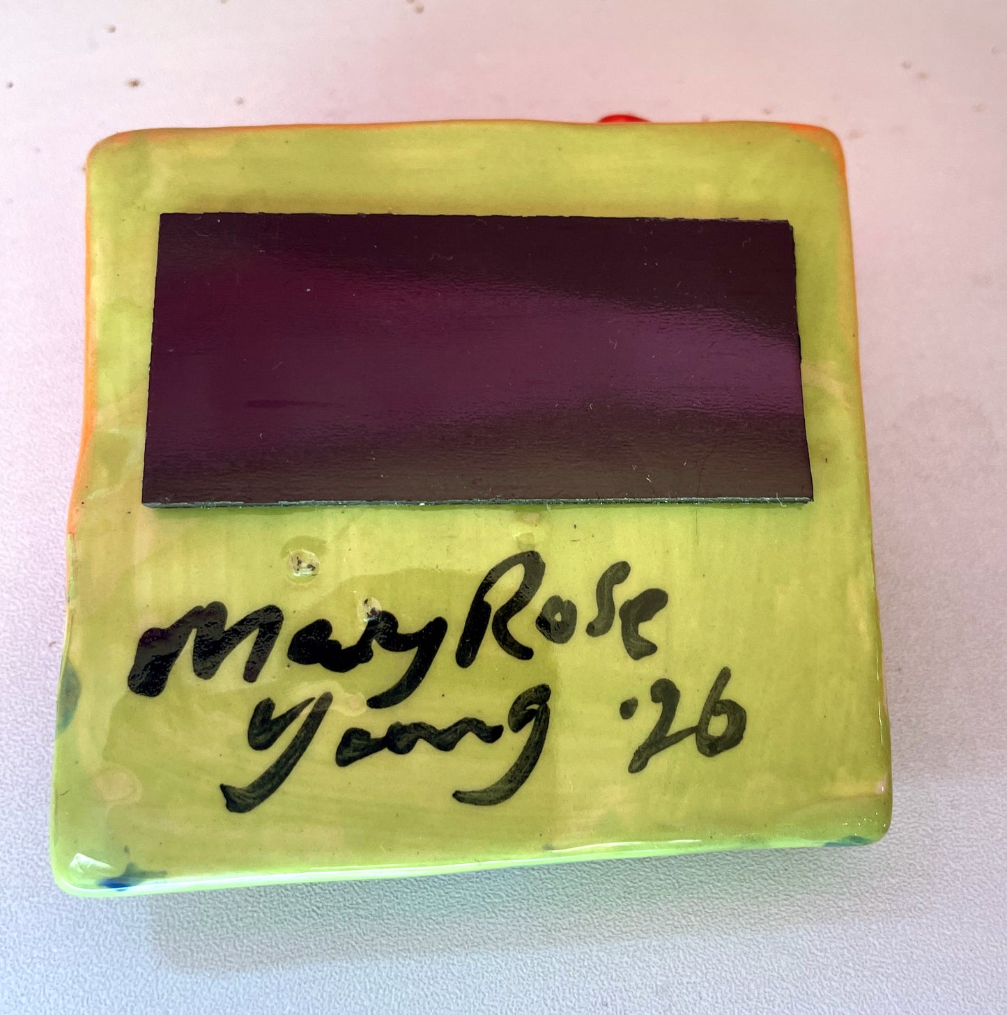 Fridge Magnet Blue and Green