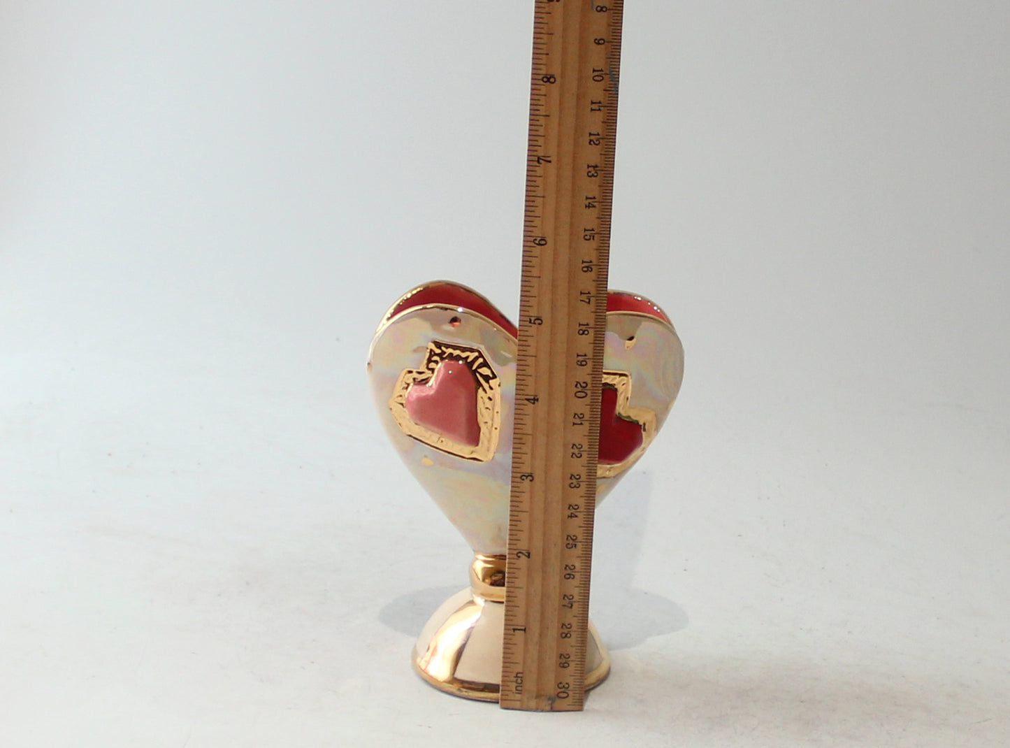 Baby Heart Vase with Studded Hearts