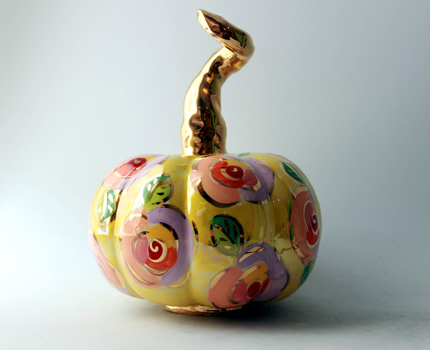 Large Pumpkin Gold New Rose Yellow