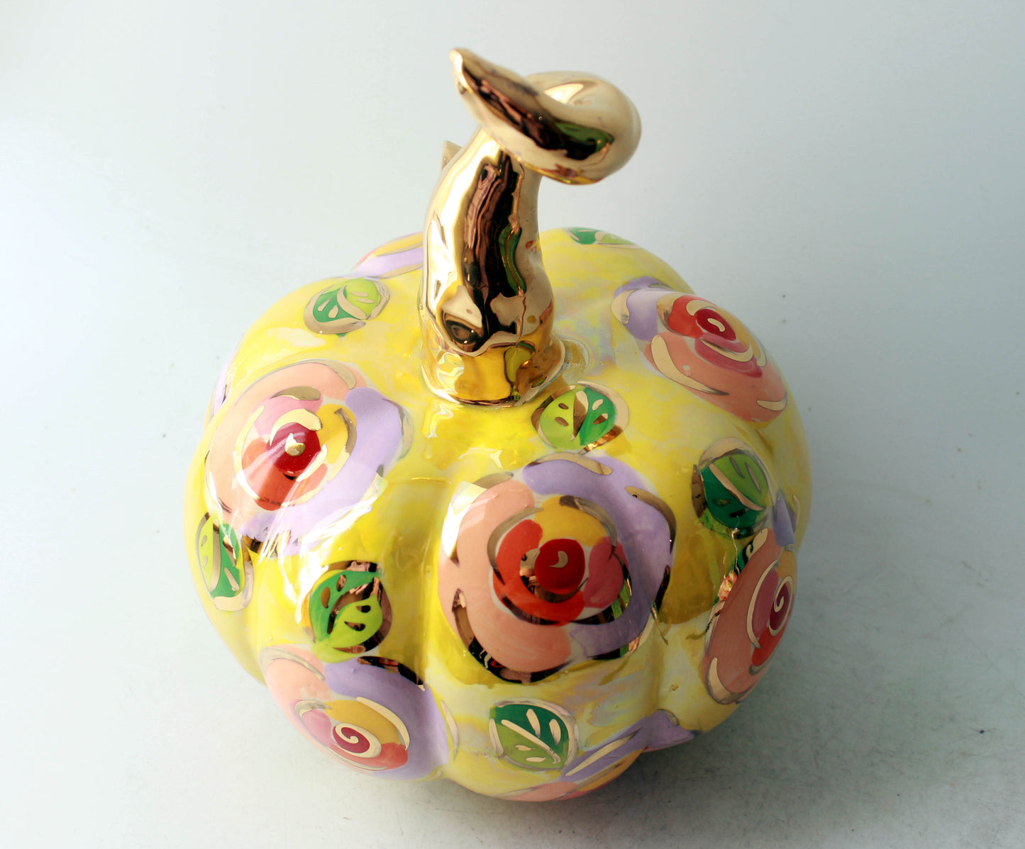 Large Pumpkin Gold New Rose Yellow