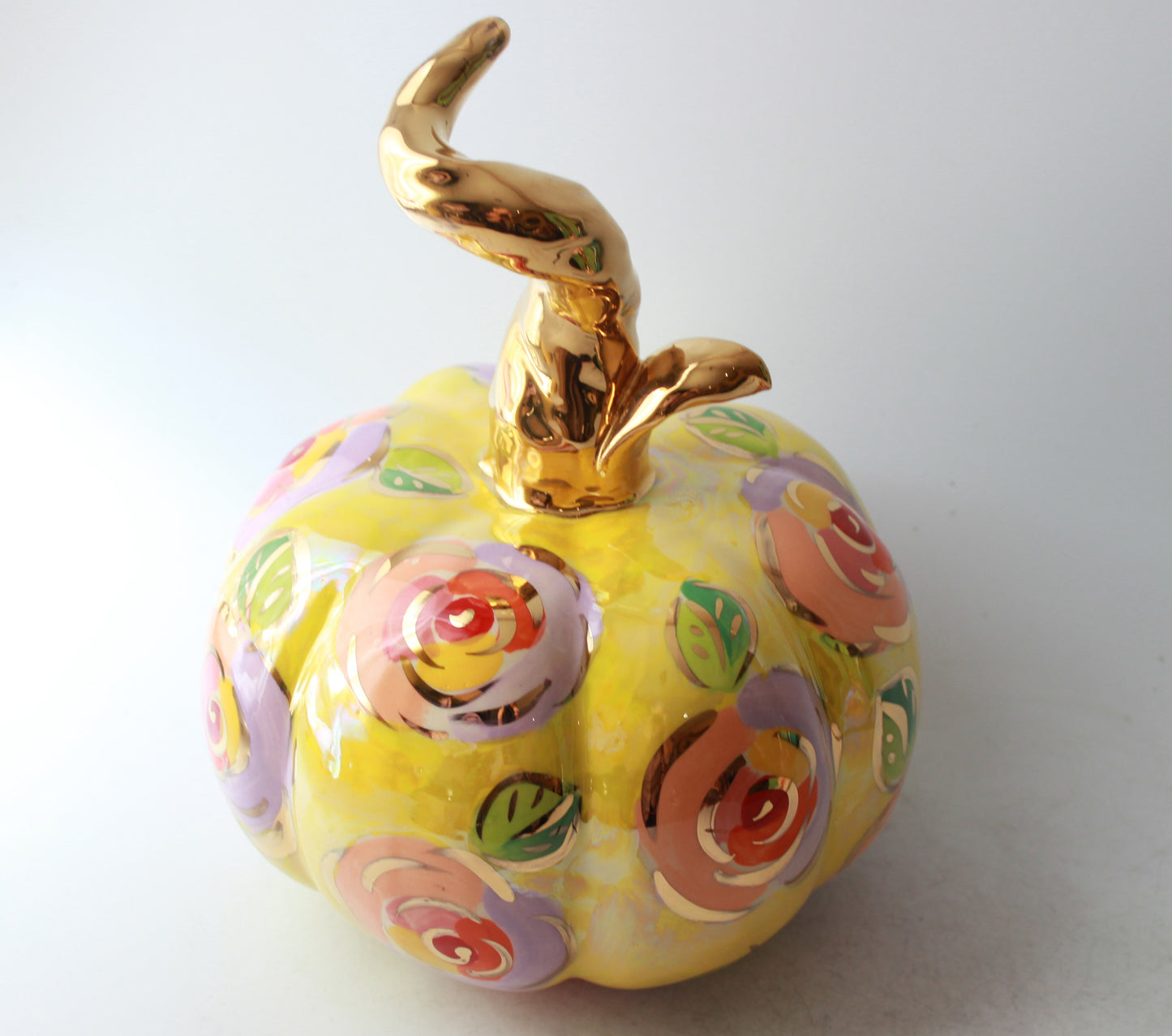 Large Pumpkin Gold New Rose Yellow