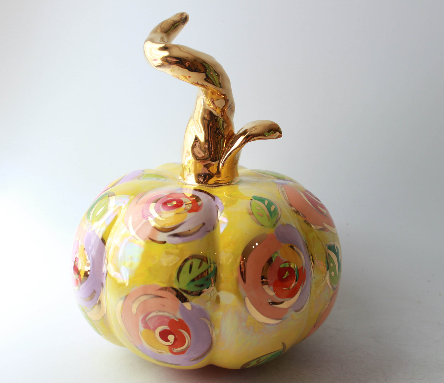 Large Pumpkin Gold New Rose Yellow