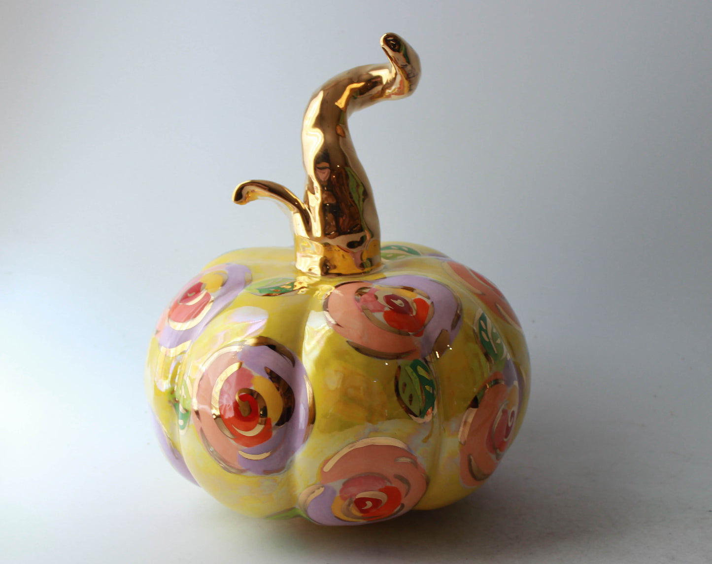 Large Pumpkin Gold New Rose Yellow