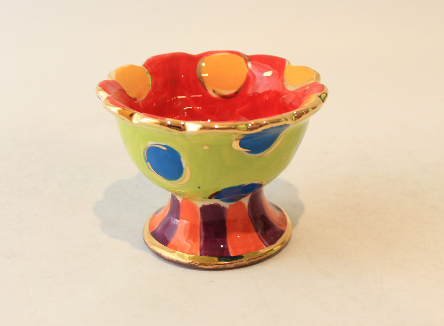 Ring Bowl Daisy Dots