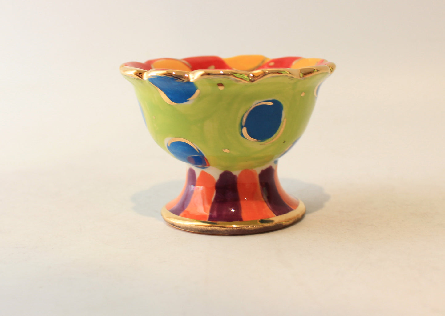Ring Bowl Daisy Dots
