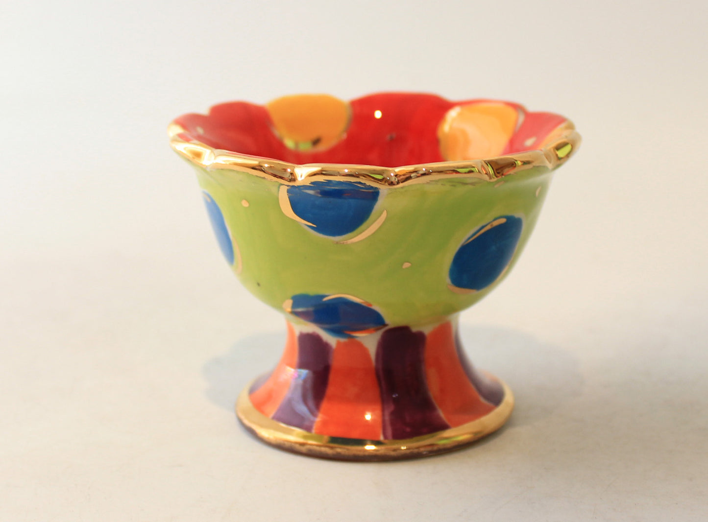 Ring Bowl Daisy Dots