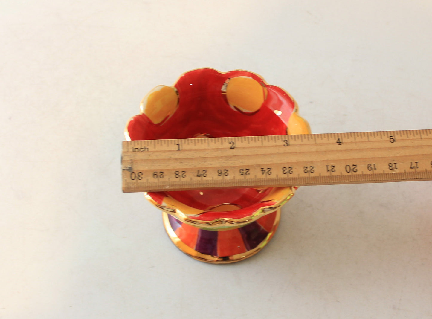 Ring Bowl Daisy Dots