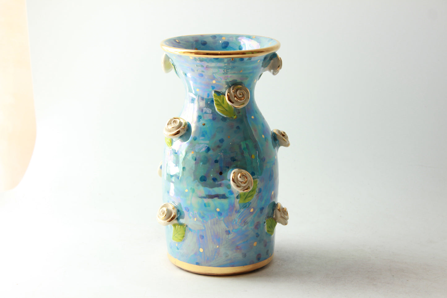 Rose Studded Wine Carafe