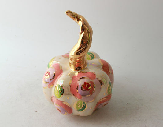 Small Pumpkin Pale Rose Pink