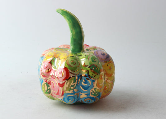 Small Pumpkin Pastel Rosebush