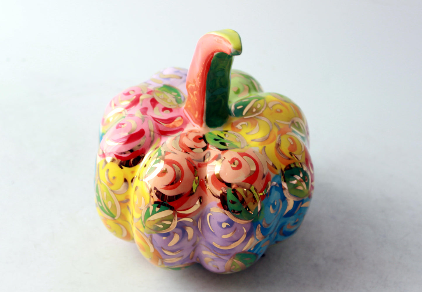 Small Pumpkin Pastel Rosebush