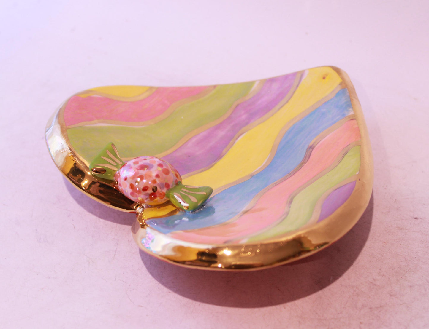 Heart Shaped Soap Dish with Sweetie