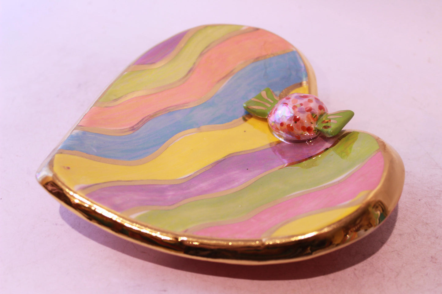 Heart Shaped Soap Dish with Sweetie