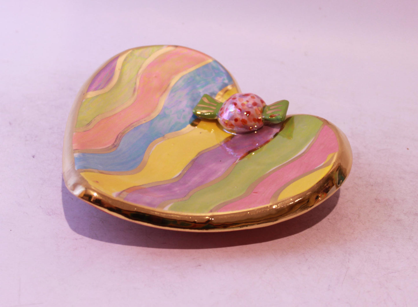 Heart Shaped Soap Dish with Sweetie
