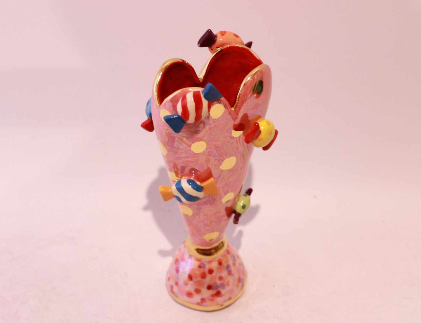 Tiny Heart Vase Sweetie Studded