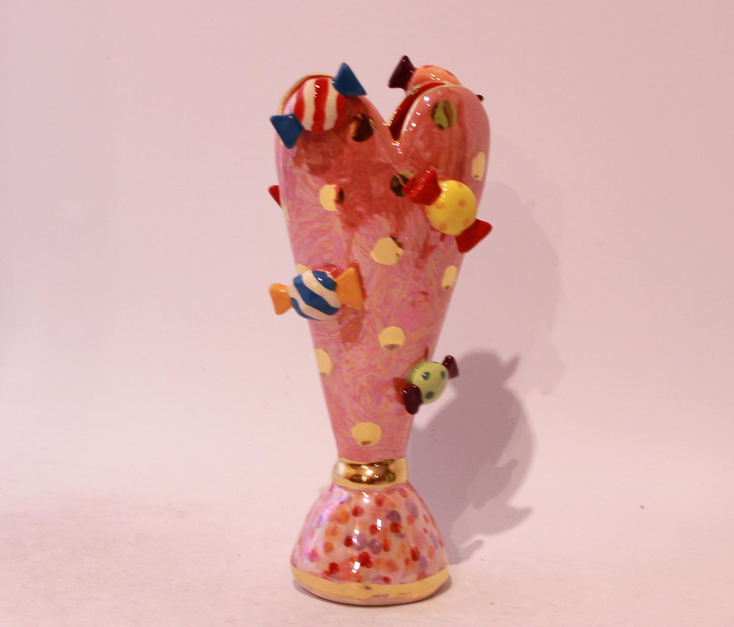 Tiny Heart Vase Sweetie Studded