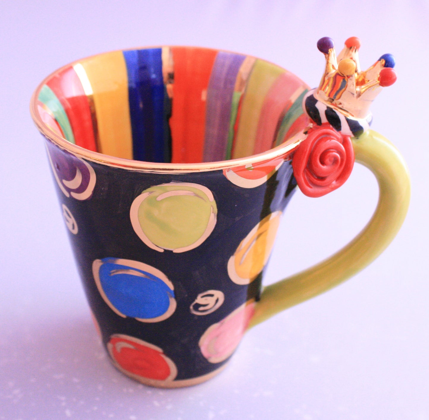 Crown Mug Smartie and Stripes - MaryRoseYoung