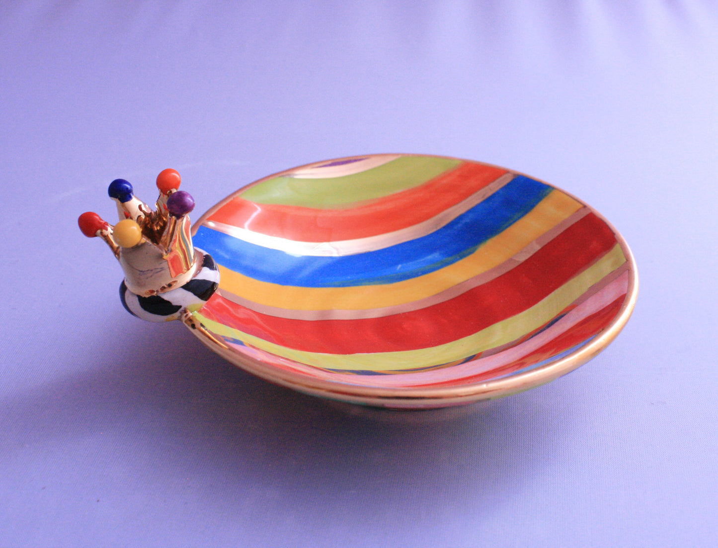 Crown Saucer Stripes - MaryRoseYoung