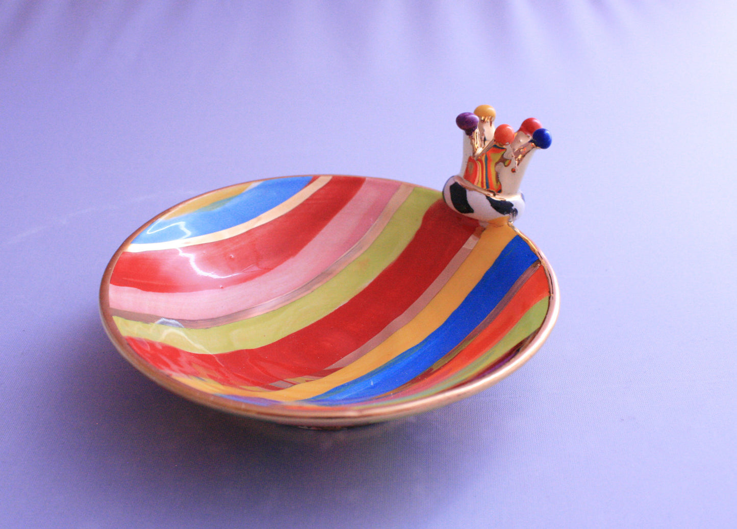Crown Saucer Stripes - MaryRoseYoung