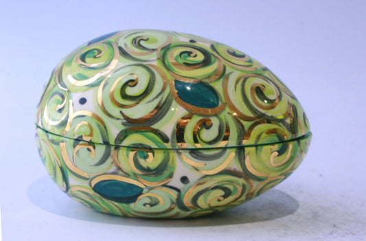 Easter Egg in Green Rosebush - MaryRoseYoung