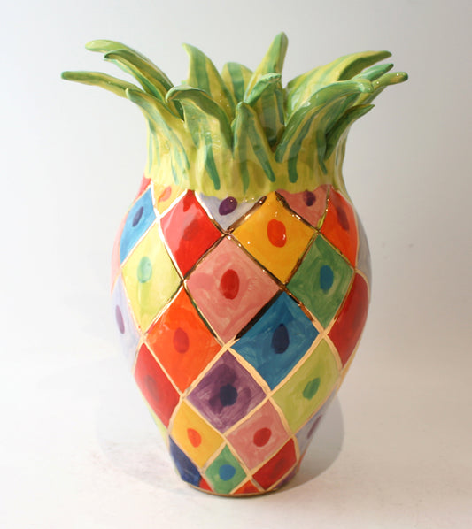 Large Pineapple Vase - MaryRoseYoung