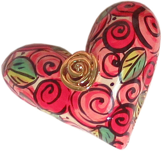 Wall Hanging Heart "Rosebush" - MaryRoseYoung