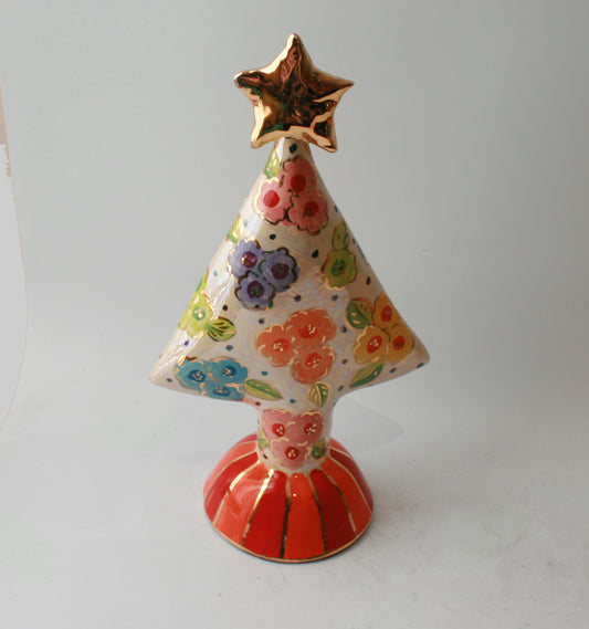 Medium Christmas Tree with Star Petit Fleur