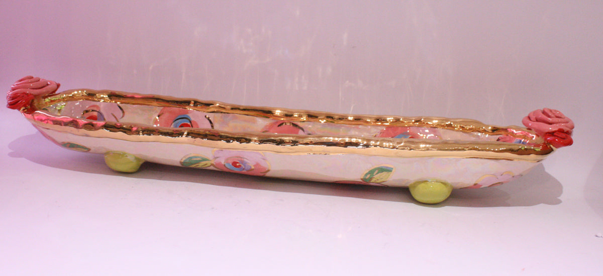 Baguette Tray Pale Rose Pink - MaryRoseYoung