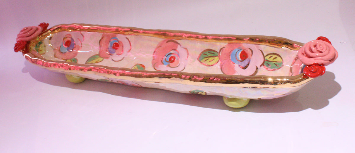 Baguette Tray Pale Rose Pink - MaryRoseYoung