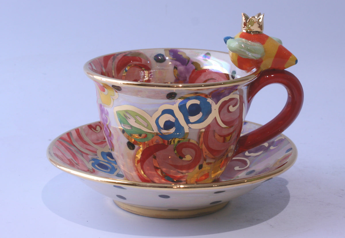 Bee Cup and Saucer - MaryRoseYoung