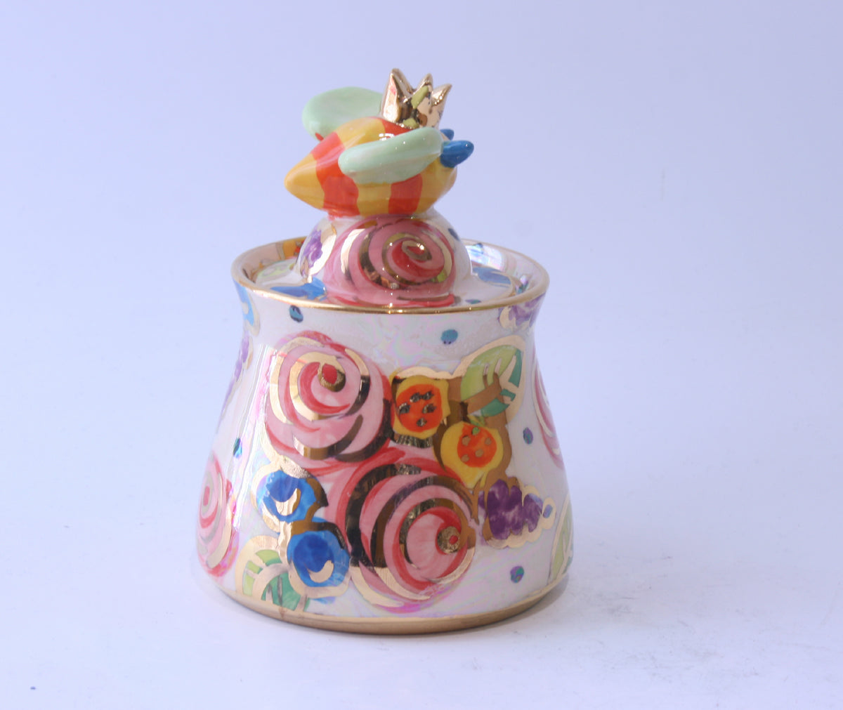 Bee Sugar Pot - MaryRoseYoung