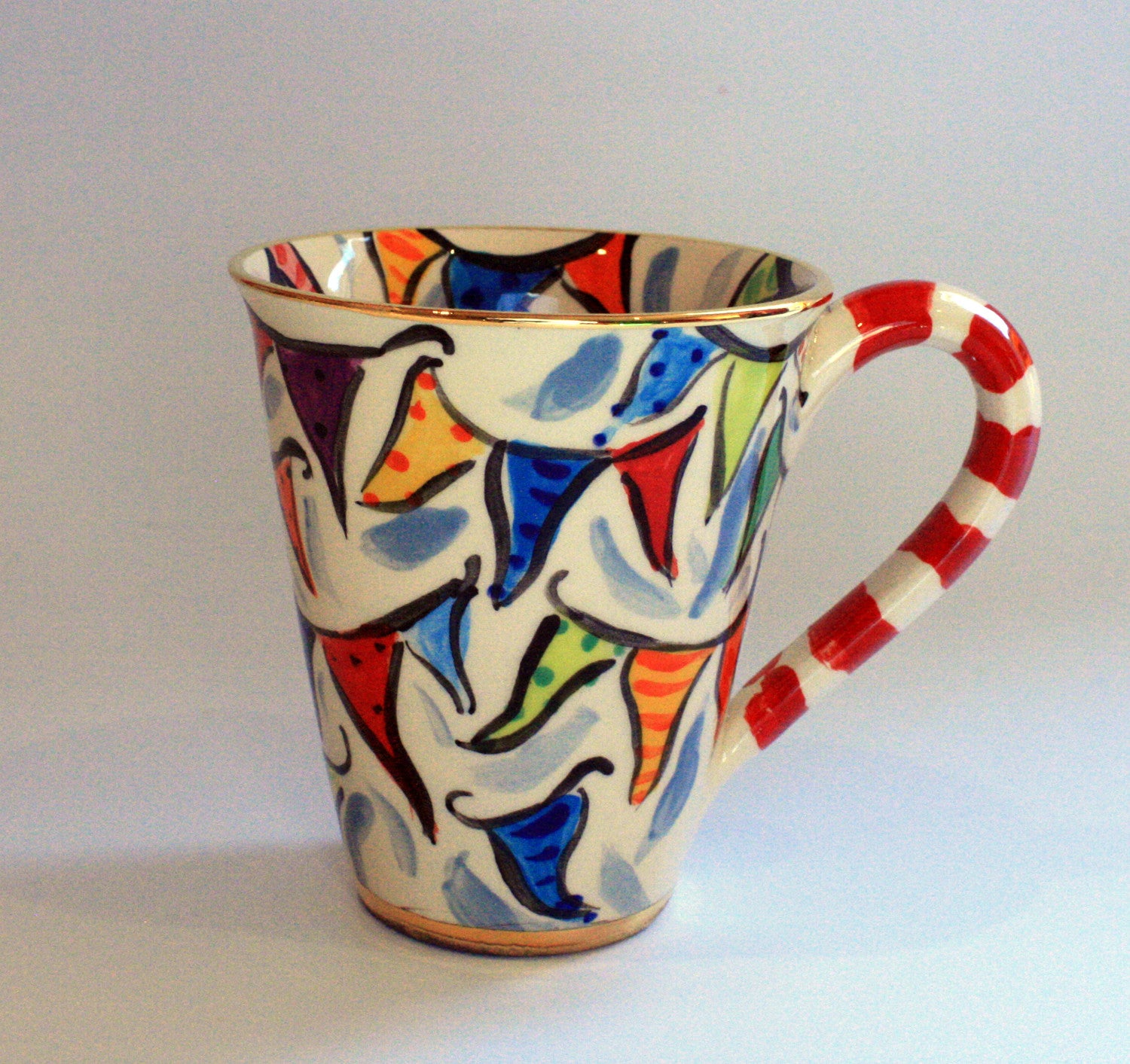 Large Mug "Bunting" with Attitude - MaryRoseYoung