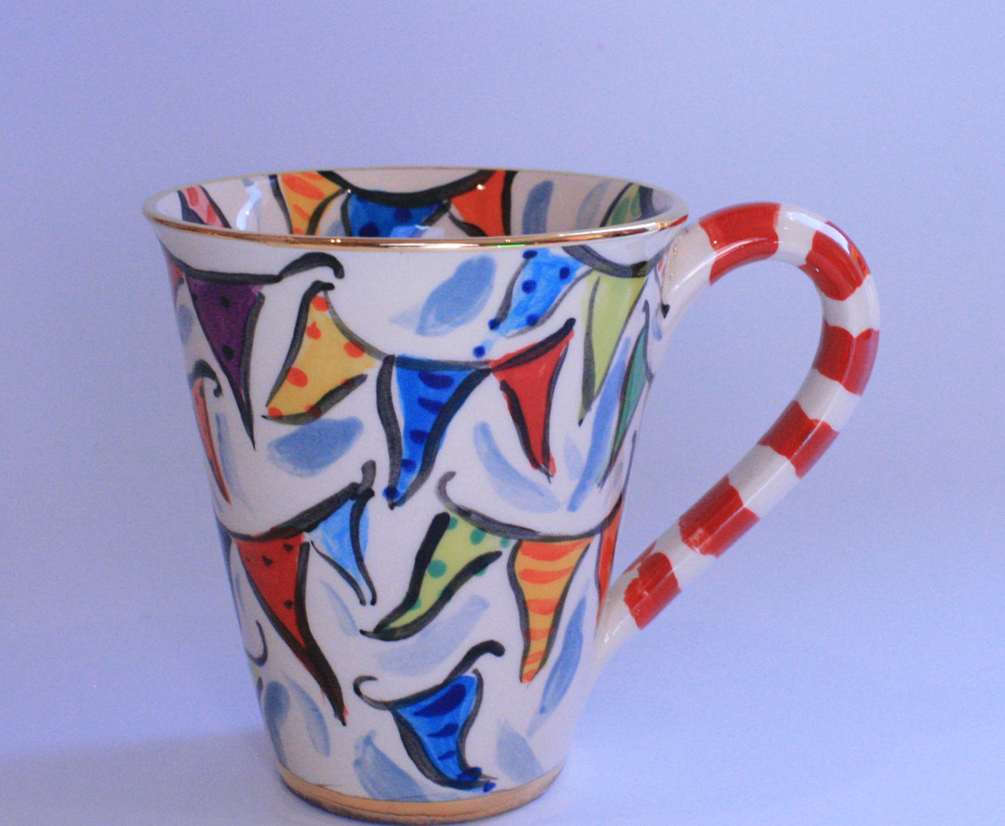 Large Mug "Bunting" with Attitude - MaryRoseYoung