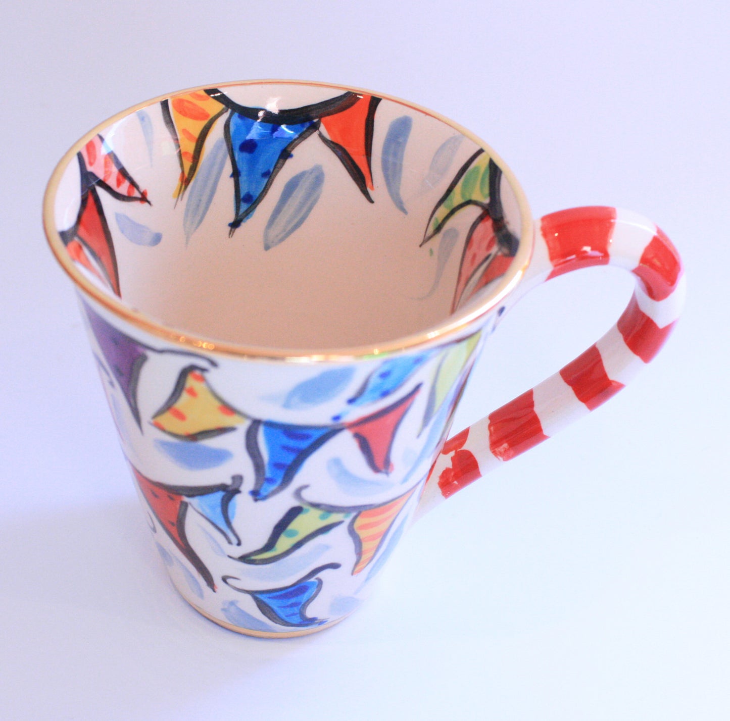 Large Mug "Bunting" with Attitude - MaryRoseYoung