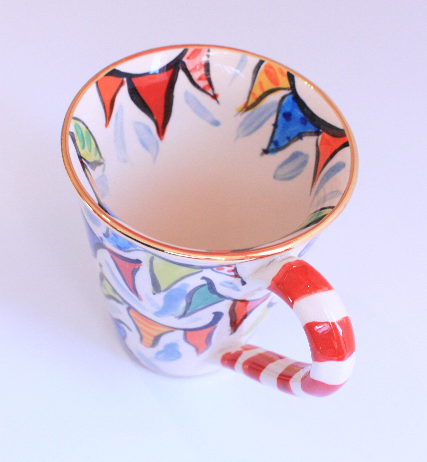 Large Mug "Bunting" with Attitude - MaryRoseYoung