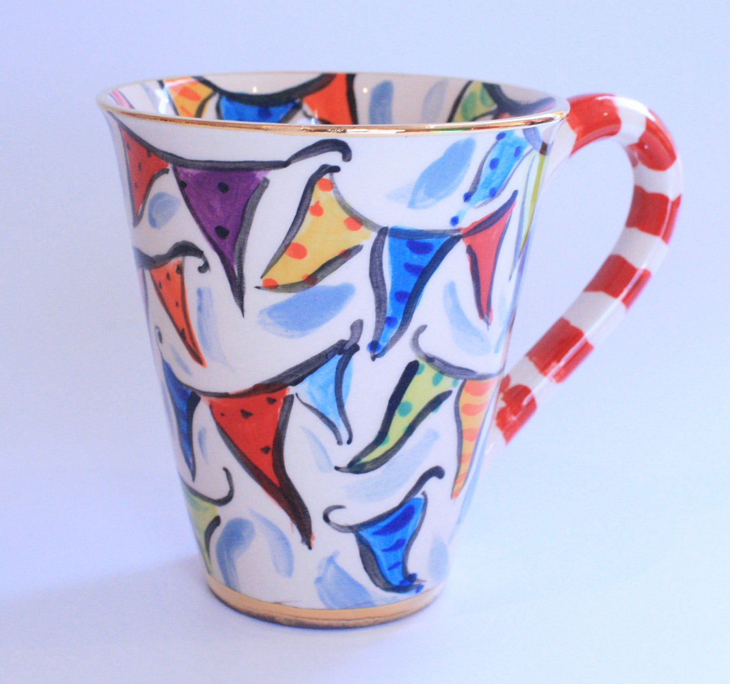 Large Mug "Bunting" with Attitude - MaryRoseYoung