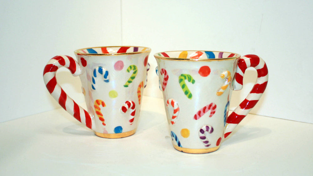 Candy Cane Mug - MaryRoseYoung