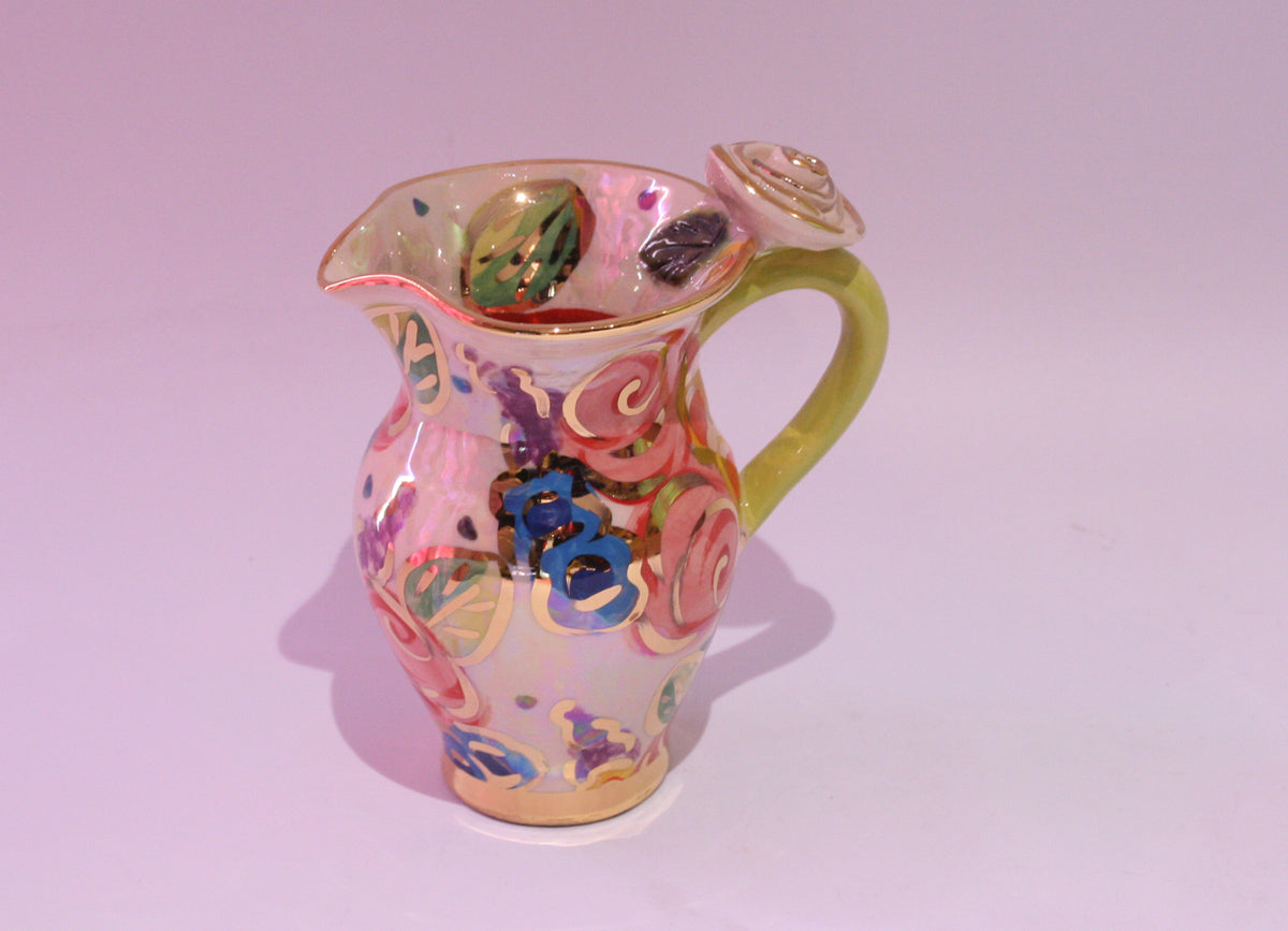 Creamer Jug Vintage Floral - MaryRoseYoung