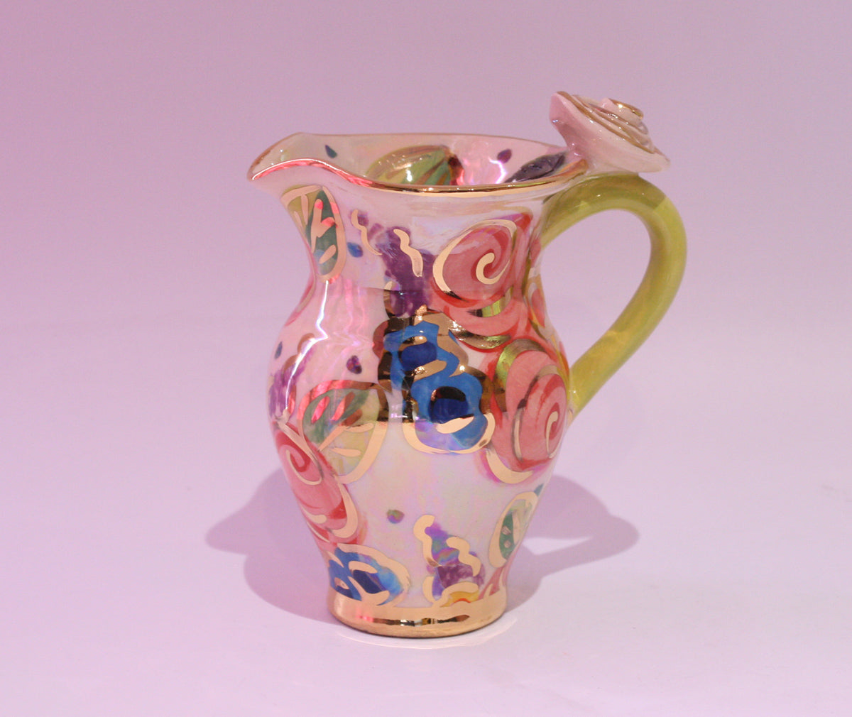 Creamer Jug Vintage Floral - MaryRoseYoung