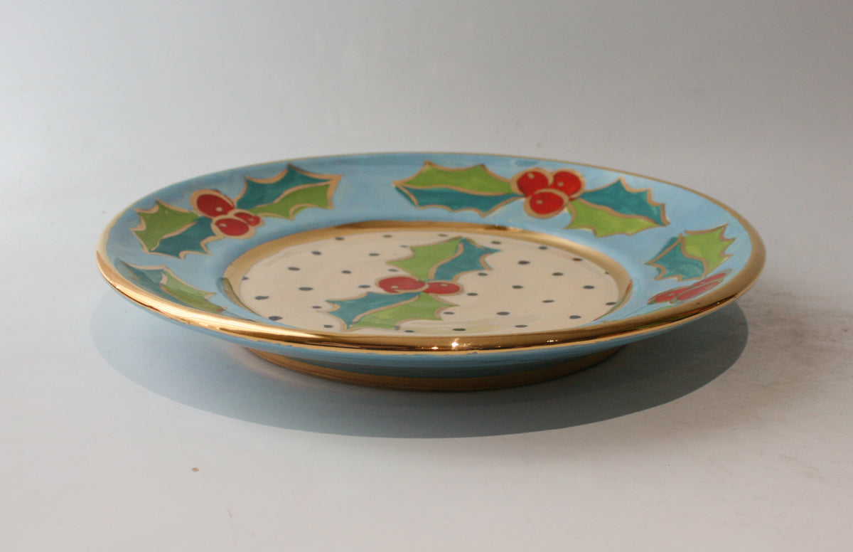 Dinner Plate in Holly Blue