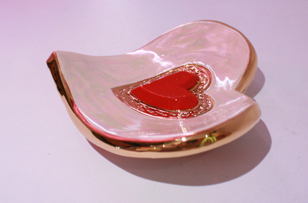 Heart Jewelled Soap Dish - MaryRoseYoung