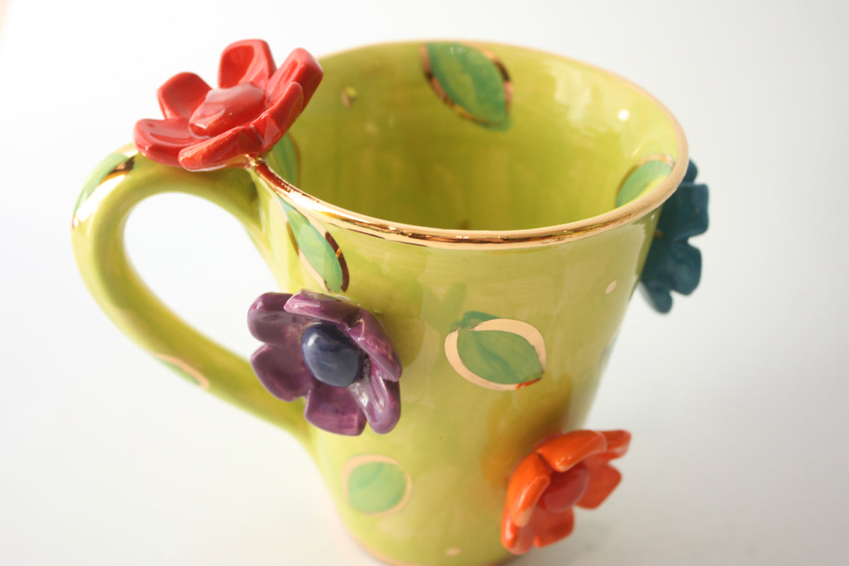 Daisy Studded Mug - MaryRoseYoung