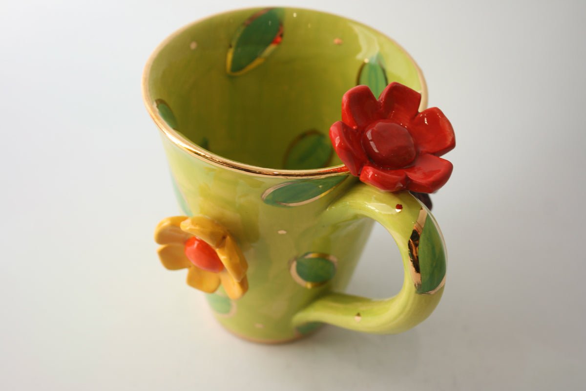 Daisy Studded Mug - MaryRoseYoung