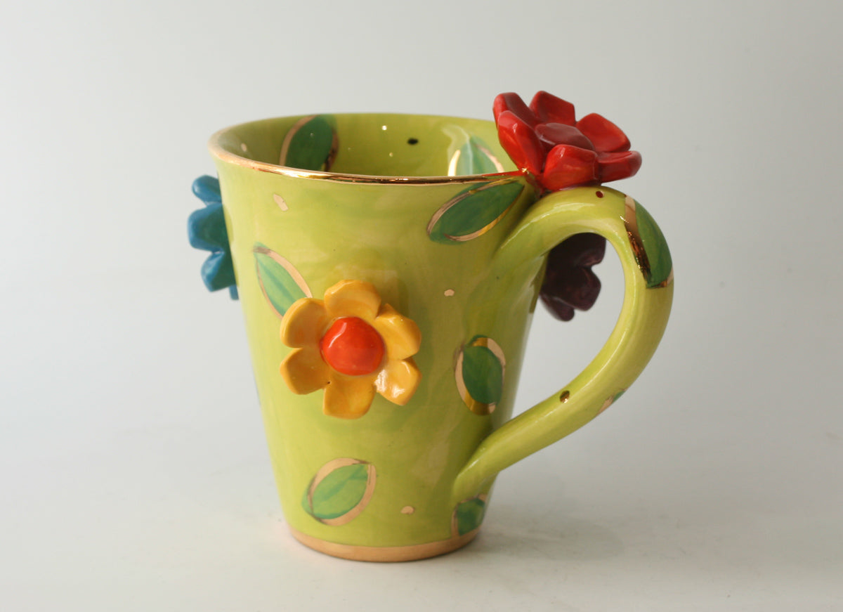 Daisy Studded Mug - MaryRoseYoung