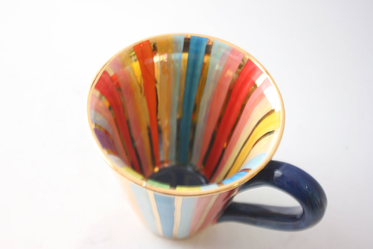 Lustred Stripe Mug - MaryRoseYoung