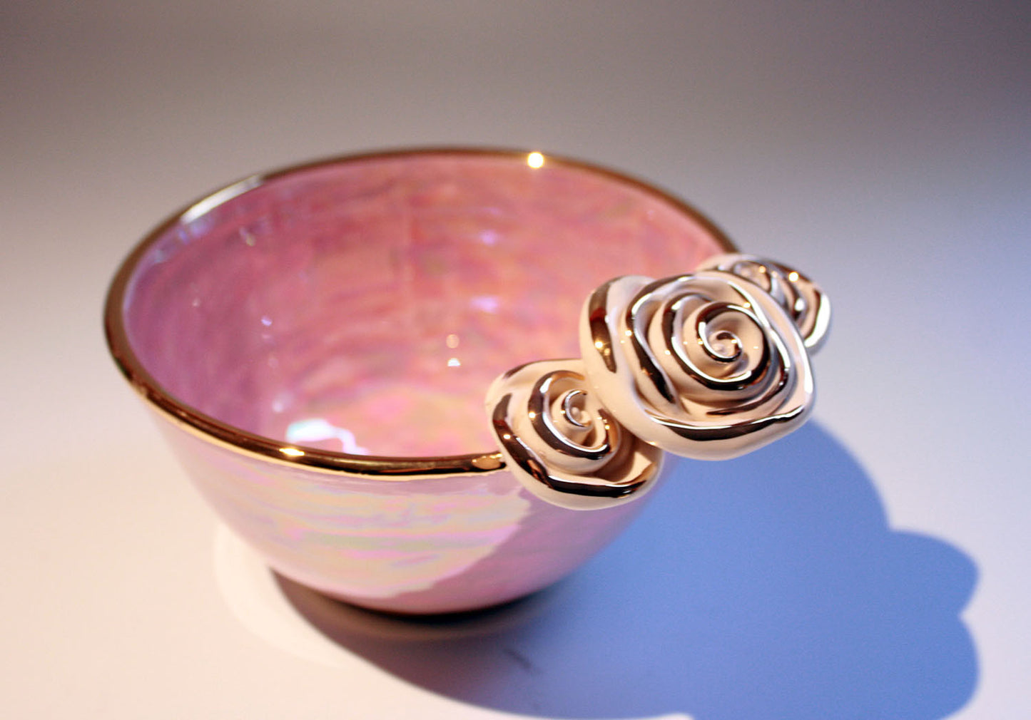 Noodle Bowl Iridescent Pink - MaryRoseYoung