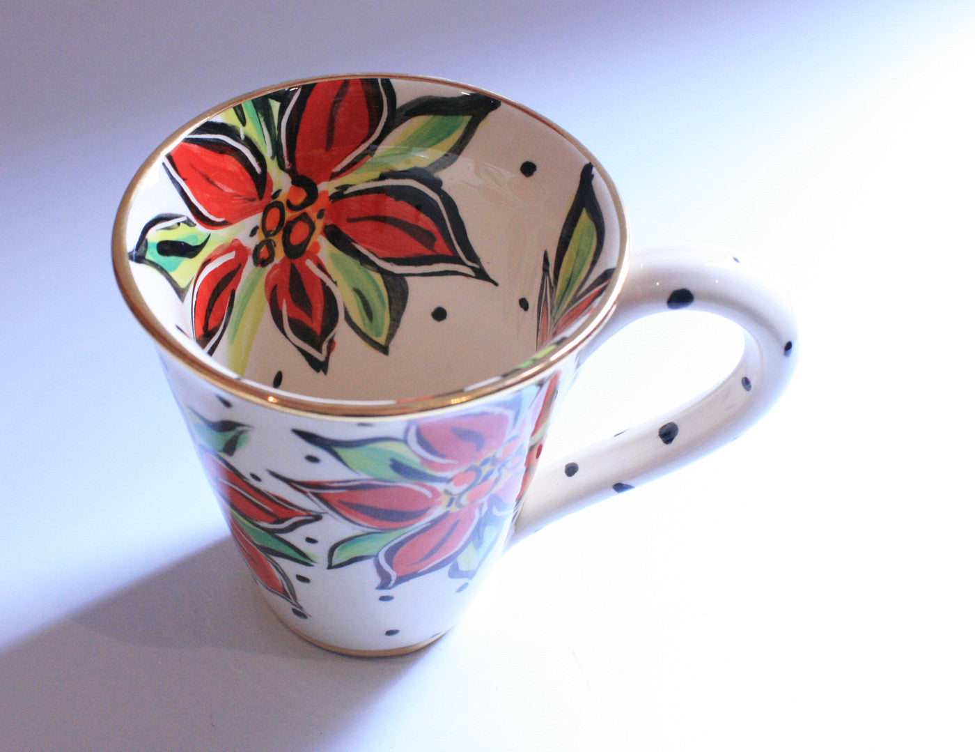 Poinsettia Mug - MaryRoseYoung