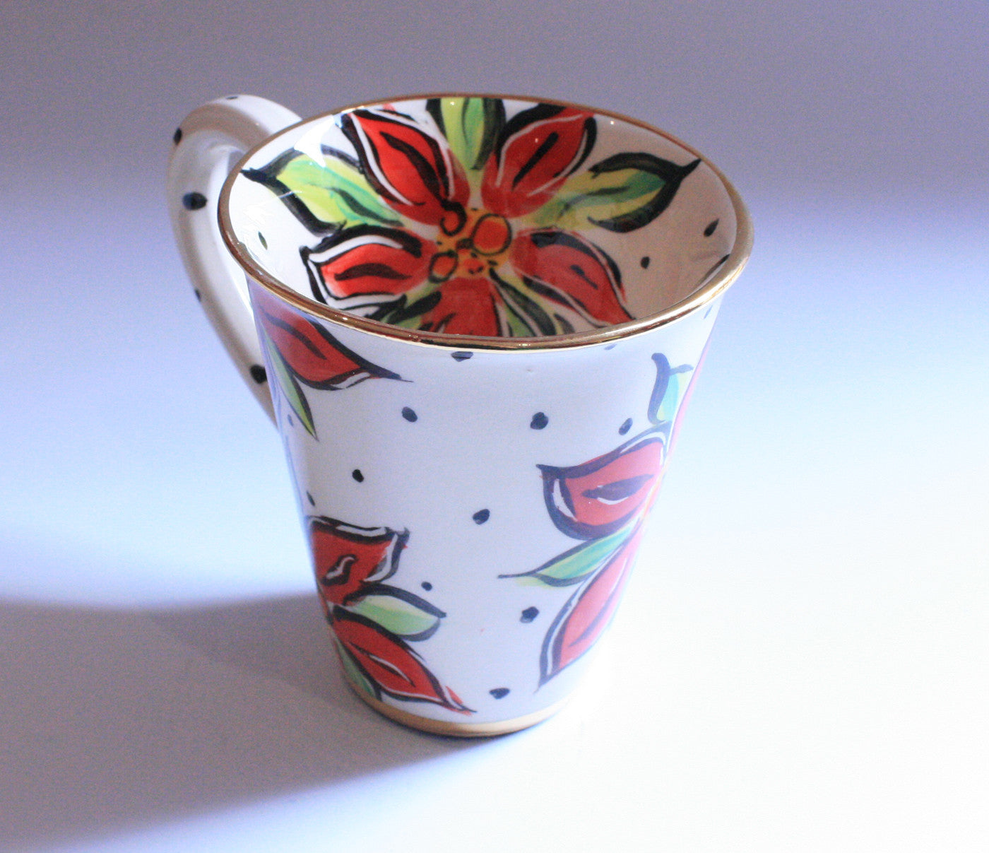 Poinsettia Mug - MaryRoseYoung