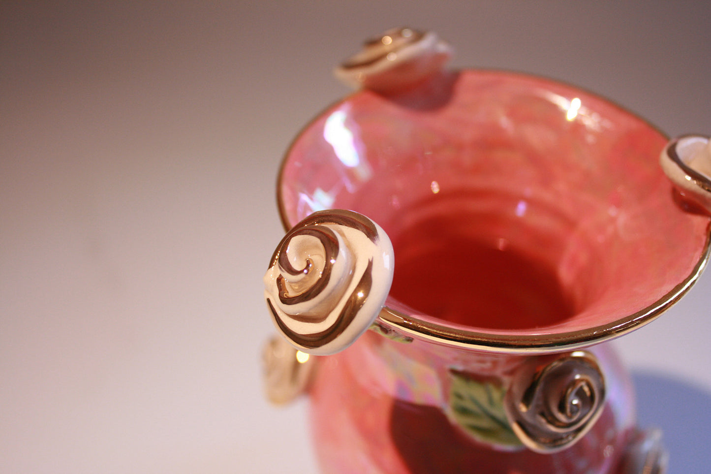 Tiny Rose Studded Vase Pink - MaryRoseYoung