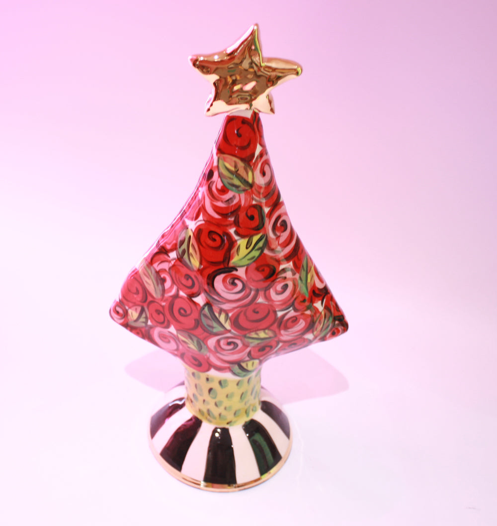 Medium Sized Christmas Tree with Rosebush - MaryRoseYoung